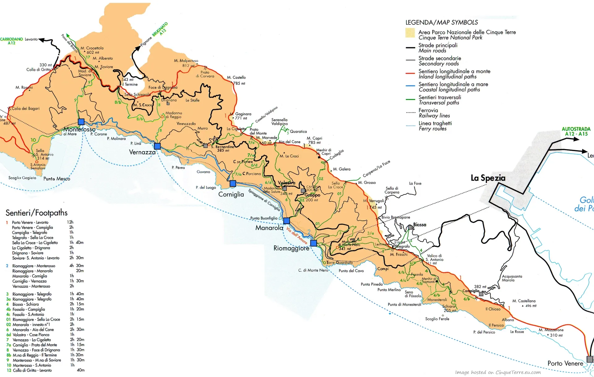 Paths of the Cinque Terre
